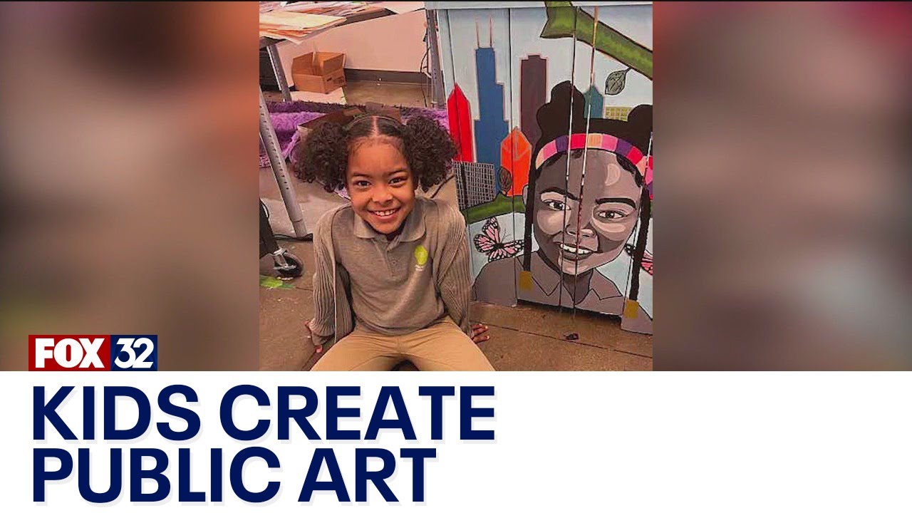 Chicago kids create public art for West Side neighborhood