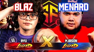 🔥 SF6 — Ryu (BLAZ vs MENARD) M.Bison🔥YOU PROBABLY MISSED THIS!
