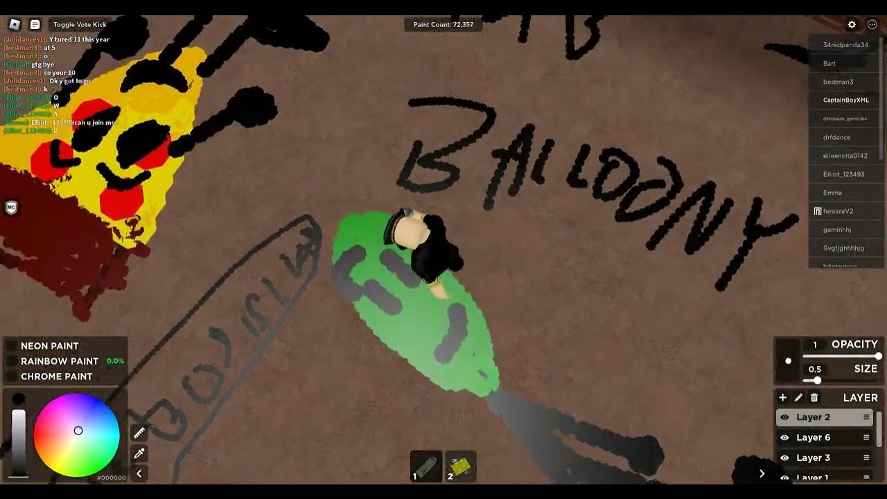 MY DRAWING SPRAY PAINT ON ROBLOX (BFLH BFDI IDFB) YouTube