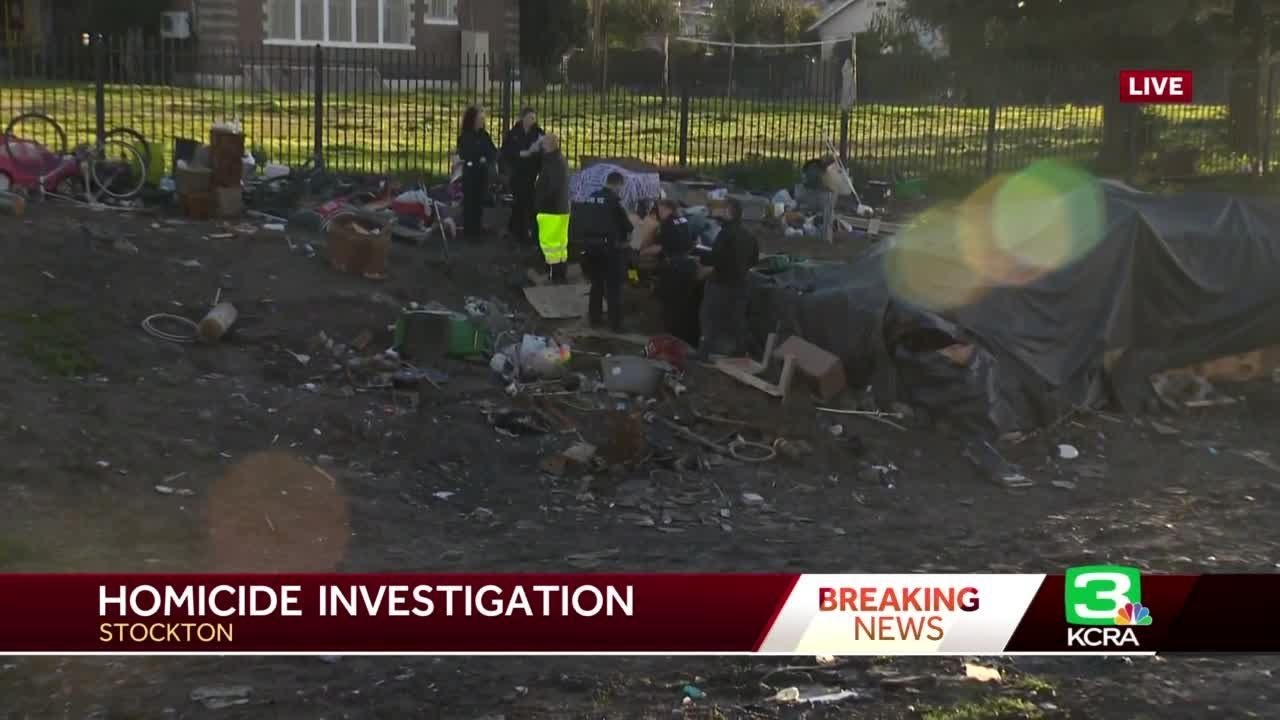 Stockton police investigate homicide - YouTube