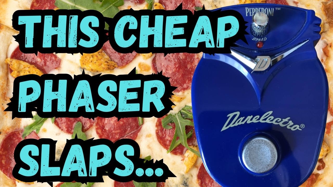 Dano Pepperoni Phaser NO TALKING 5 Min. Demo - CHEAP AF PEDAL