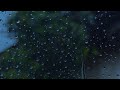 Rain Sounds on Windown | Rainstorm Sounds For Relaxing, Focus or Sleep | White Noise 10 Hours