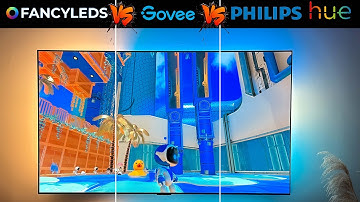 Philips Hue VS Govee VS FancyLEDS | BEST TV LED Backlight Kit