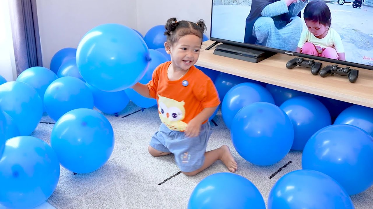 ARACELLI BELAJAR WARNA & BERMAIN BALON SPIN