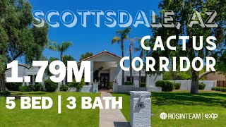 Stunning Scottsdale Arizona home for $1.79M 🌟  Tour 7250 E Paradise Dive!