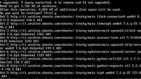 Ubuntu - install openssh server and openssh client