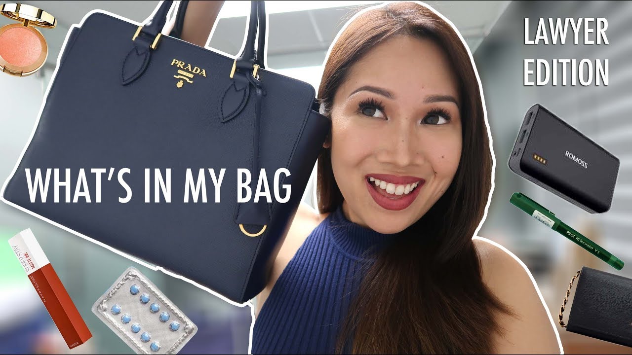 WHAT'S IN MY BAG - Lawyer Edition! - YouTube