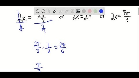 Suppose you are solving a trigonometric equation for solutions in [0,2 π) and your work leads to …