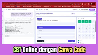 CARA BUAT CBT ONLINE DENGAN CANVA CODE