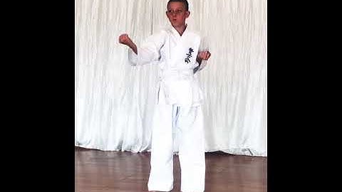 #Kenshikai #Karate #Syllabus Kihon 9th Kyu (See description below for breakdown of techniques)