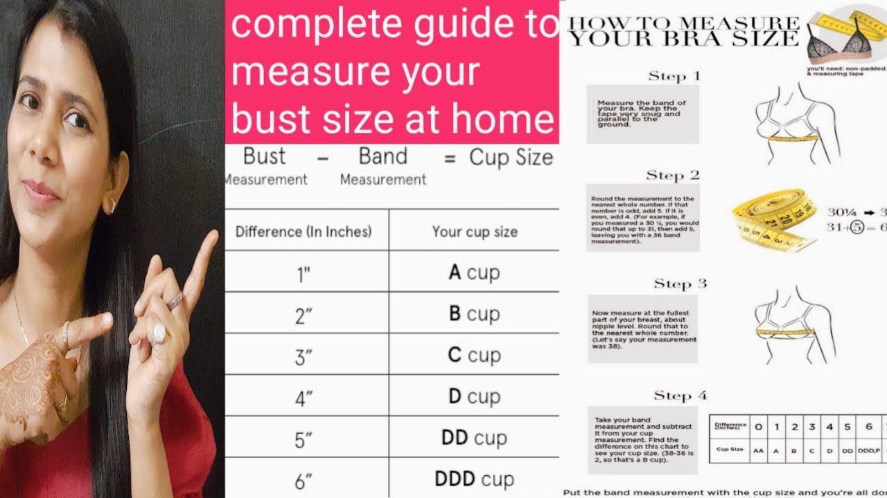 What is bra size, Meaning of A B C D in bra? How to find correct bra size