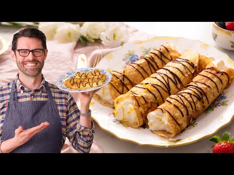 Video: Hur Man Gör Crepes Med Grädde Och Zucchini