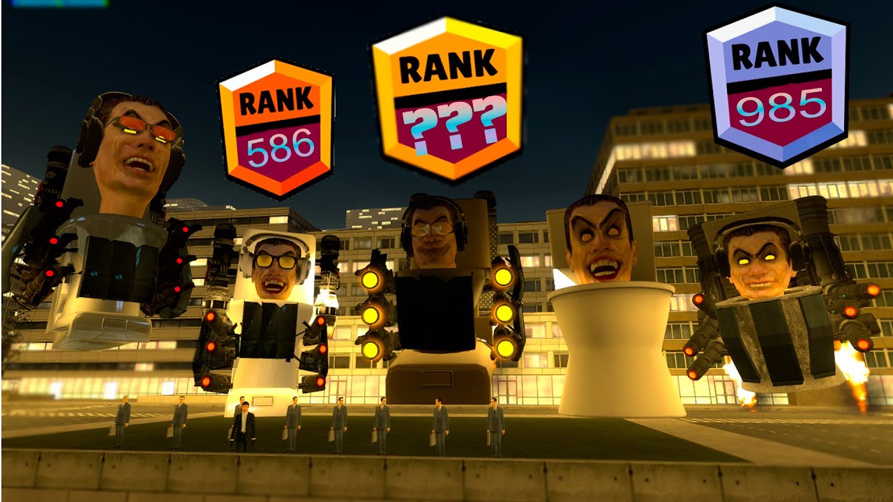 skibidi toilet | LARGE BATTLE OF ALL BOSSES SKIBIDI GMAN VS SPEAKER MENS | BIG FIGHT IN Garry's Mod