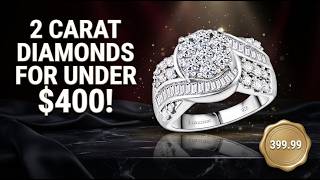 Luxuriant Lab Grown Diamond Infinity Spark Ring in Silver 2.00 ctw