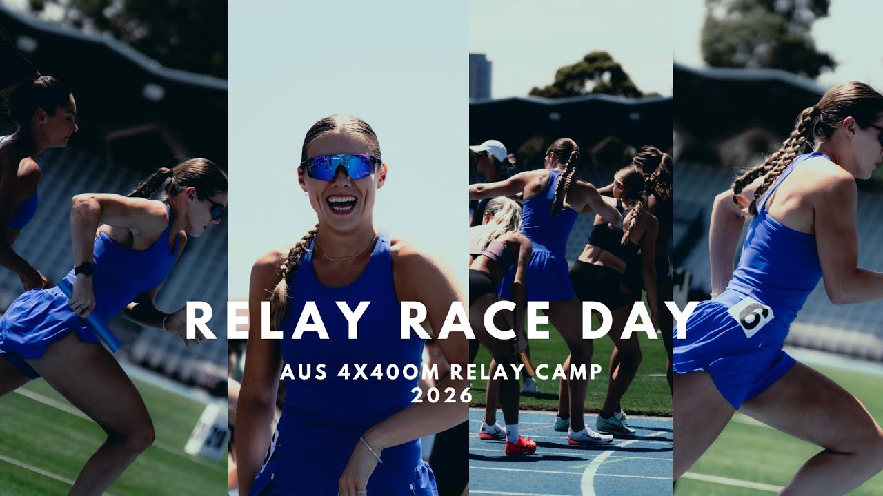 RACE DAY VLOG: Running a 3x400 on Camp!? 👀⚡️