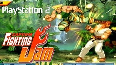 Capcom Fighting Jam playthrough (PS2) (1CC)
