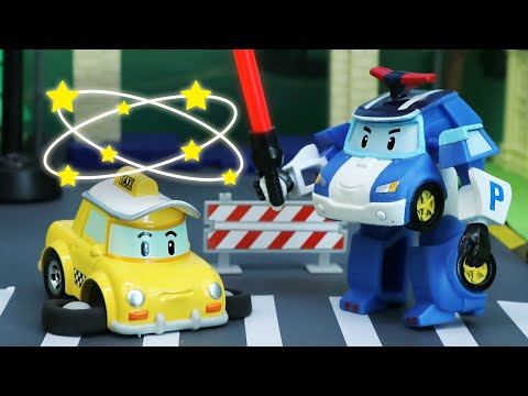 Four Little Cars🚗 | Educational Song | Car Video | Toy MV | Car Toys | Robocar POLI TV