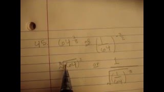 Abeka Algebra 2  {Exercises 8.1}  Working with Exponents PART 2