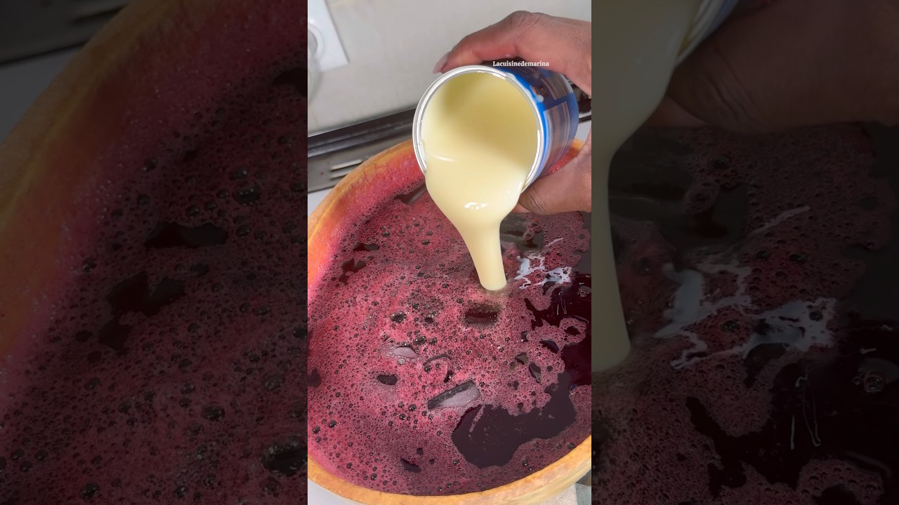Recette jus de bissap / foleré au lait concentré #jusdebissap #foleré #food #cuisine #foodie #recipe