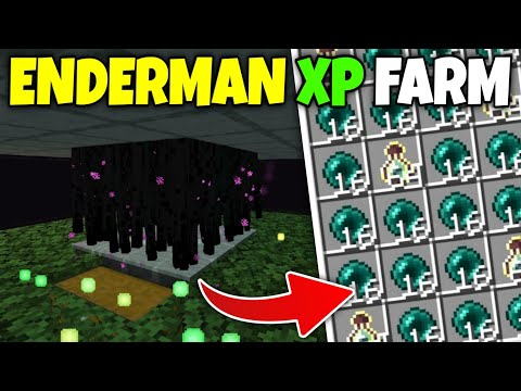 Minecraft Enderman XP Farm Tutorial [Aesthetic Farm] [1440p HD] in