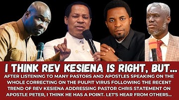 APOSTLES MIKE OROKPO, JOSHUA SELMAN, OTHERS REACT TO REV KESIENA VS PASTOR CHRIS TRENDING VIDEO