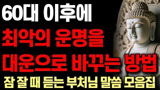 인생에 나쁜 운명이 찾아왔을 때 운명을 바꾸고 대운을 불러오는 방법 I 노후에 이렇게 살아라 I 자면서 듣는 부처님 말씀 4시간 I 명언 I 오디오북 I 독경 I 불교 I 처세술