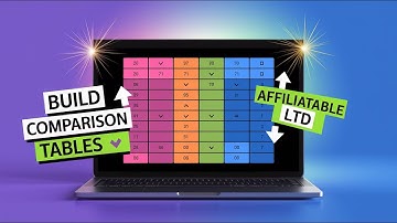 💻 Build Stunning Comparison Tables | Affiliatable LTD 🚀