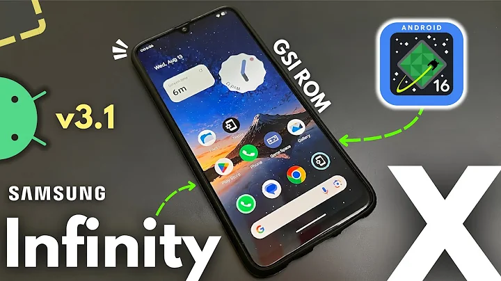 How to Install infinity X v3.1 Android 16 GSI ROM on Samsung or ANY Android Phone!