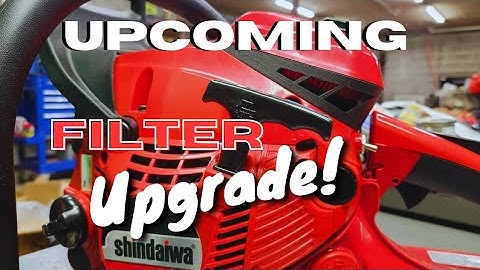 Echo 4910 air filter upgrade is coming!