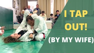 My wife taps me out! - Narrated sparring.
