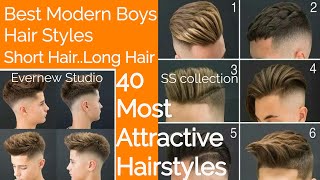 Best modern boys hair styles | short long latest quiff |40 amazing
style