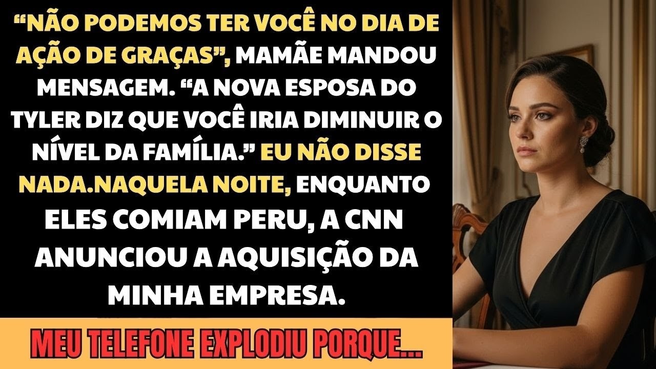 Minha mãe disse  “Pule o Dia de Ação de Graças — dizem que você é pobre”… e a notícia estourou