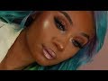 Mermaid Ombre Hair + Soft Glam Makeup Look | Celie Hair | MakeupTiffanyJ