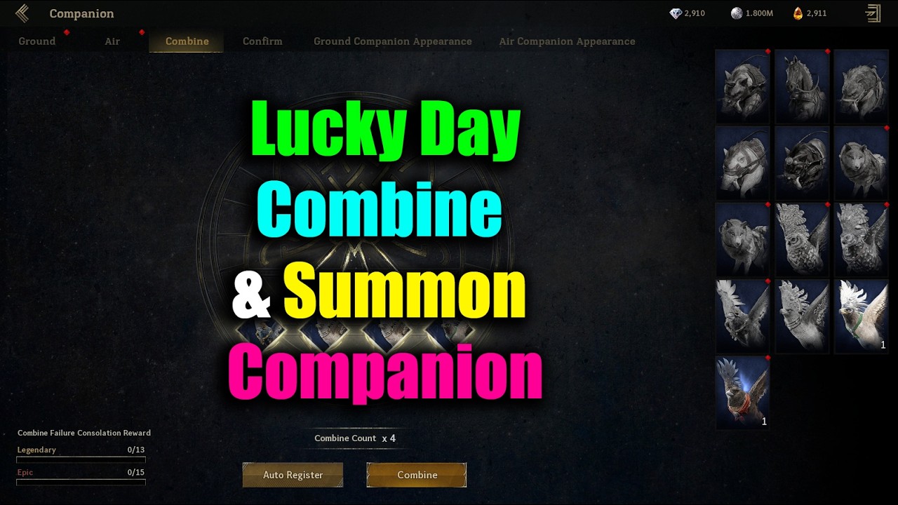 Легенда об Имире: Удачное объединение и призыв компаньона