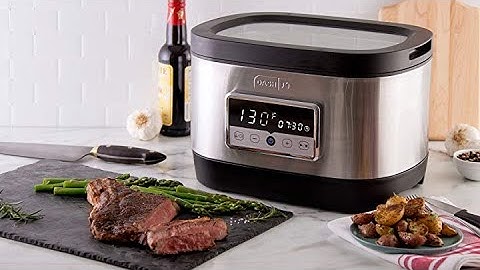 Dash Chef Series Stainless Steel Sous Vide 8.5 quart Temperature Control For Steak/Poultry/Vegetable