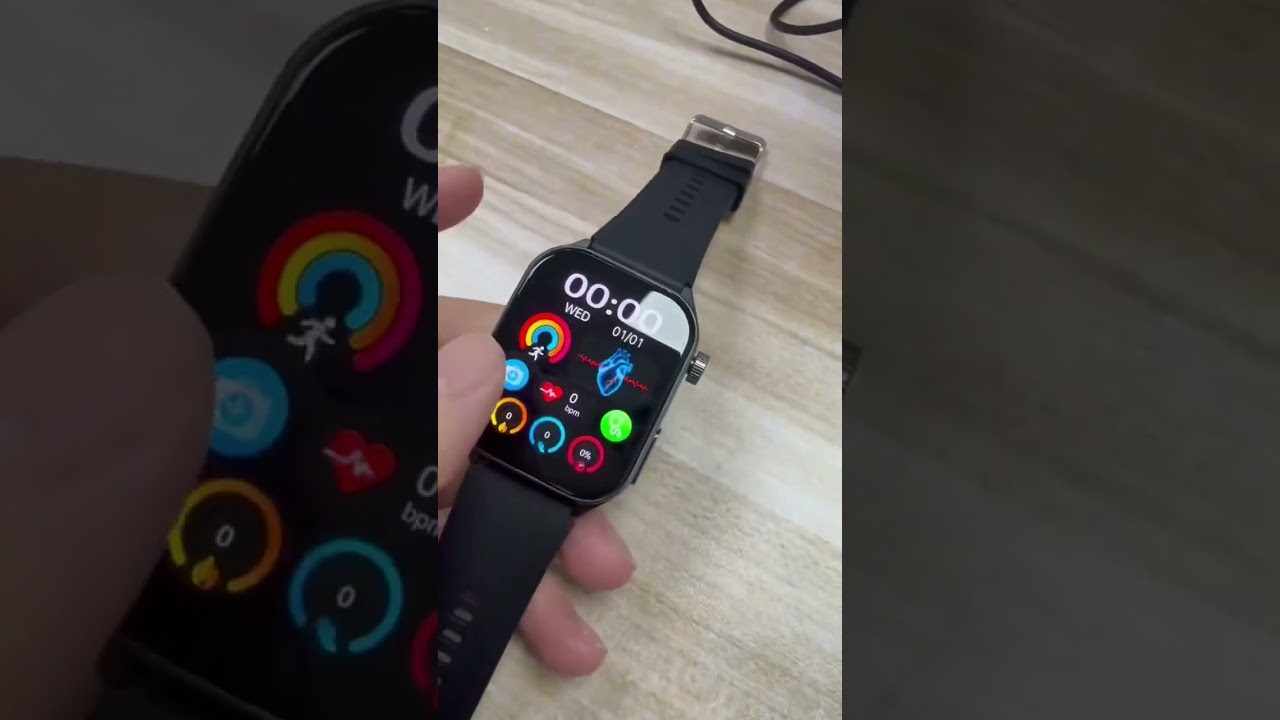 E810 ECG Smartwatch 1.96Inch BT Call IP68 Waterproof Elderly Health Smart Watch