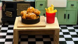 Miniature Kitchen Cooking | Crispy Fried Chicken Recipe 🍗