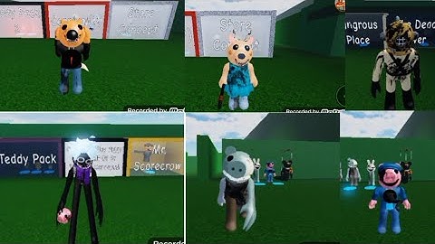 Jumpscare and Badge||Piggy The Result Of Isolation Concepts Rp