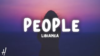 Video thumbnail of "Libianca - People (Lyrics)"