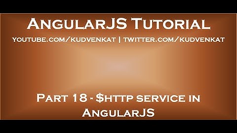 $http service in AngularJS