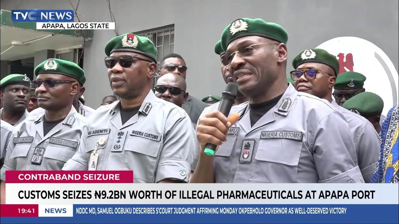 Customs Seizes N9.2BN  Worth Of Illegal Pharmaceutical At Apapa Port
