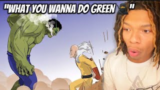 This animation is a must-see for Hulk & Saitama fans