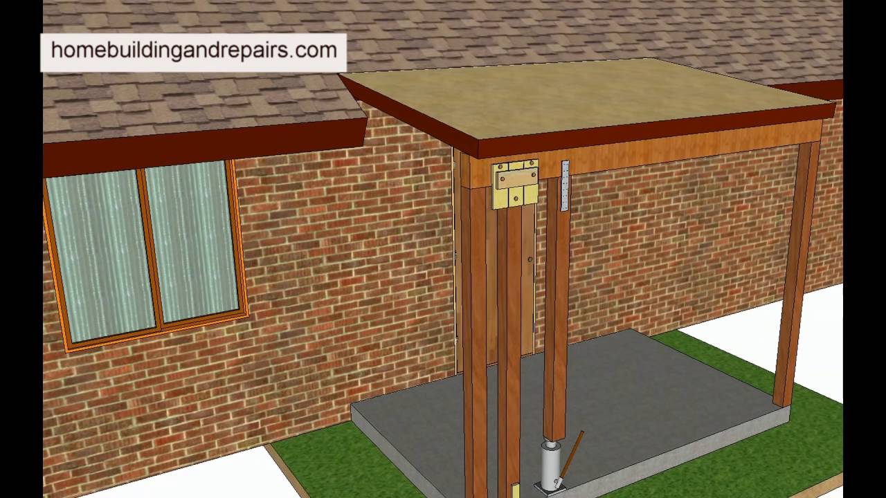 Support Post Attachment Tips Used For Replacing Wood Patio Posts