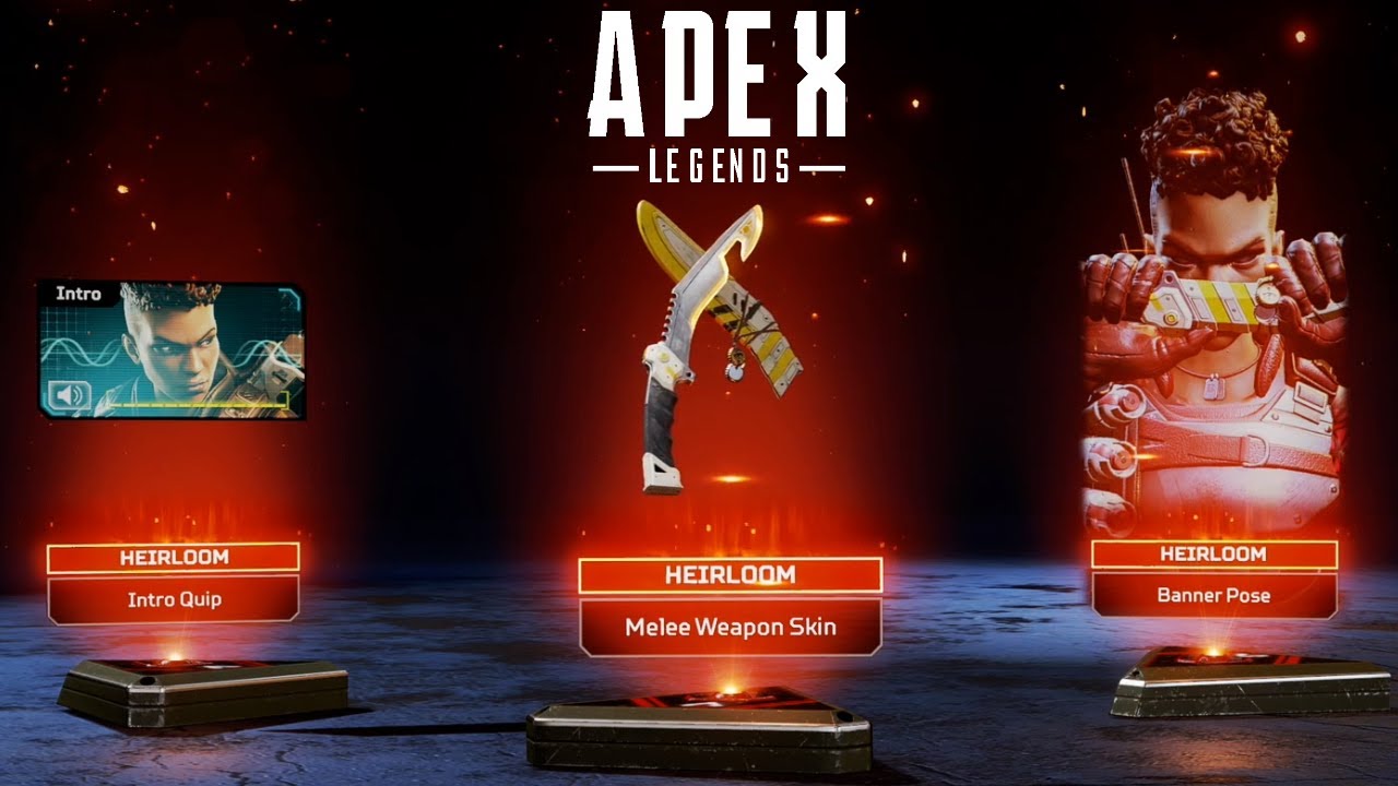 Apex Legends Bangalore S Heirloom Cold Steel Unlocked Youtube