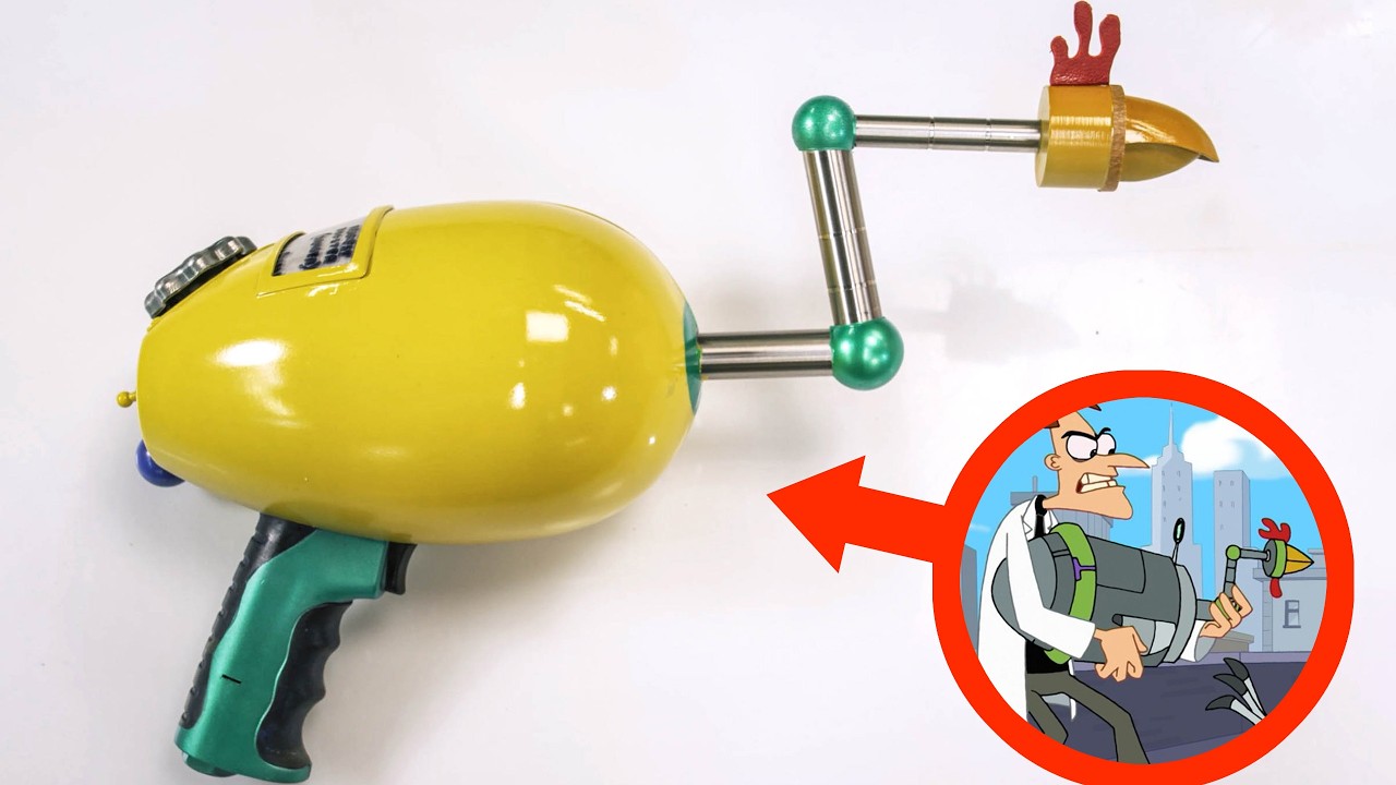 Adam Savage Builds a Real "Chicken Replace-Inator"