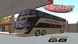 World Bus Driving Simulator - New Update | Marcopolo Paradiso G8 Gameplay screenshot 4