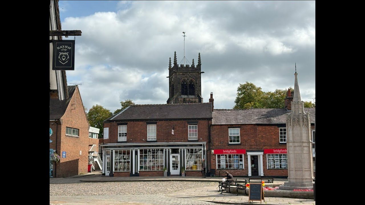 Explore the back streets of of Sandbach a picturesque Cheshire market town in the UK   Part 1