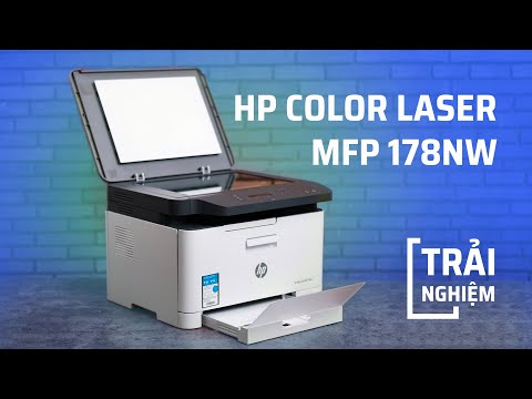 Máy In Màu Hp - Trên tay máy in HP Color Laser MFP 178nw