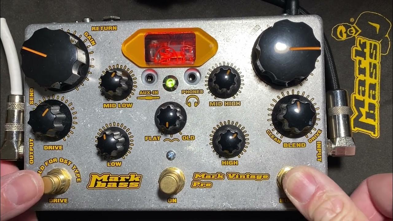 Markbass Preamp ''Mark Vintage Pre'' Tryout YouTube