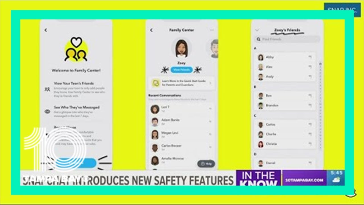 Snapchat rolling out option to let parents see who their teens are messaging